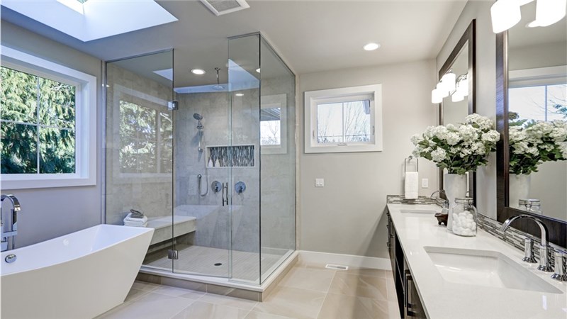 Complete bathroom transformation